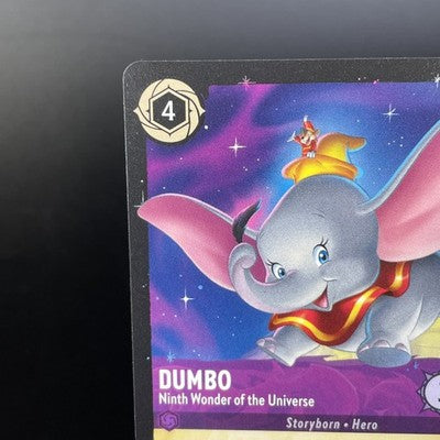 Disney Lorcana Fabled Dumbo Ninth Wonder of the Universe 45/204 Legendary (photo 3)