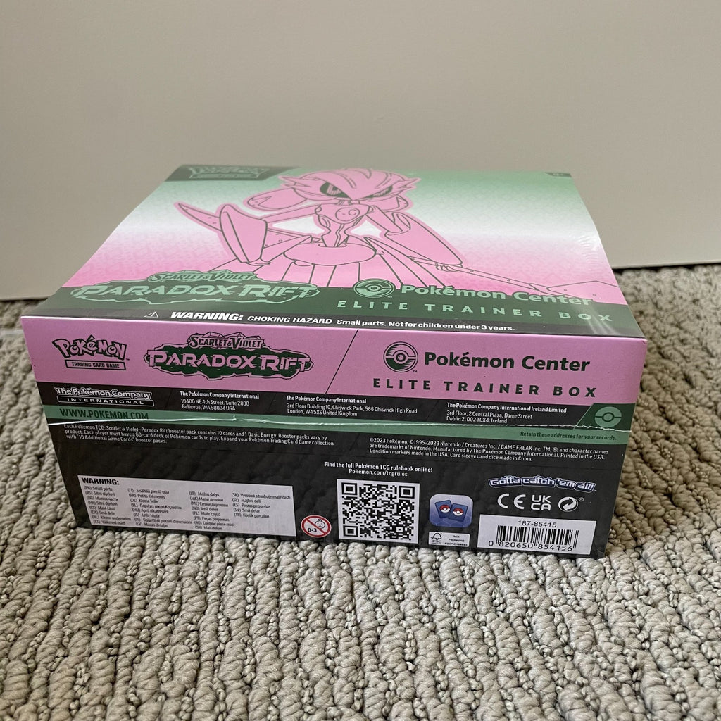 Pokemon TCG Paradox Rift (Iron Valiant) Pokemon Center Elite Trainer Box Sealed (photo 6)