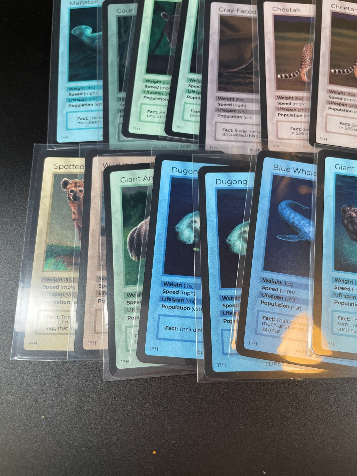 LIFE TCG Mammals High Pop Holos Lot - 15 cards! Mixed cards from Alpha Print