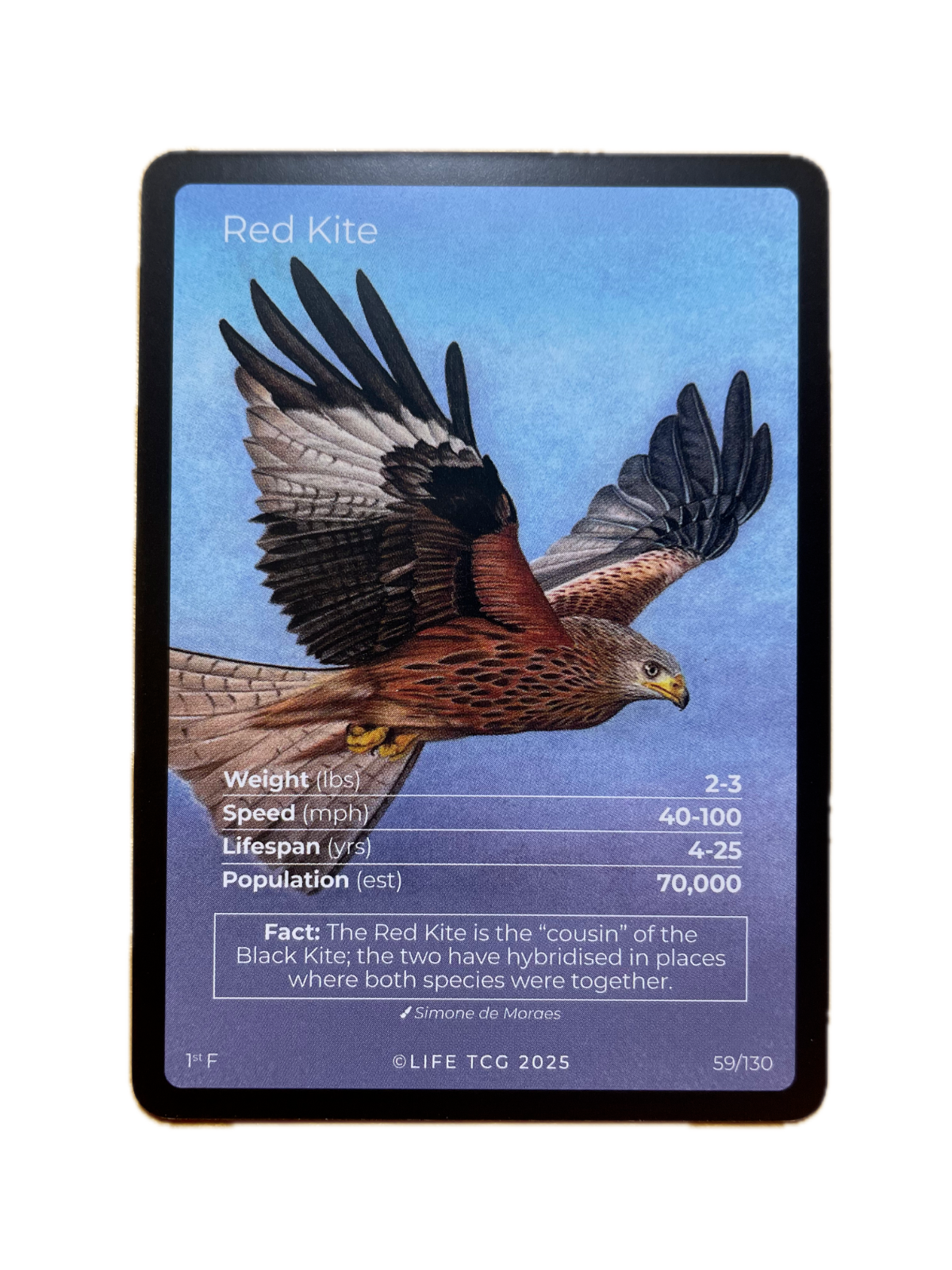 LIFE TCG Birds 1st Edition - Choose Your Card - Holos, Full Arts, Rares (Full Art, 59F - Red Kite 59/130)