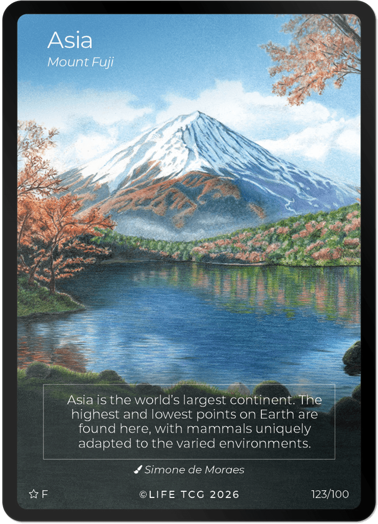 LIFE TCG Mammals Special Edition - Choose Your Card - Holos, Rares, Extended Arts, Full Arts (Full Art, 123F - Asia 123/100)