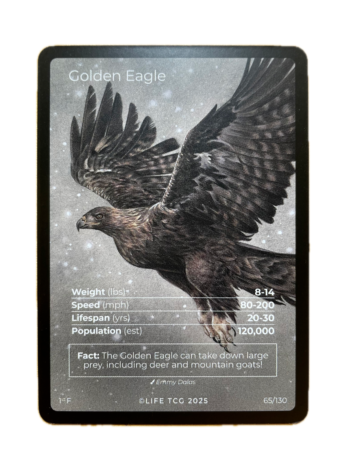 LIFE TCG Birds 1st Edition - Choose Your Card - Holos, Full Arts, Rares (Full Art, 65F - Golden Eagle 65/130)