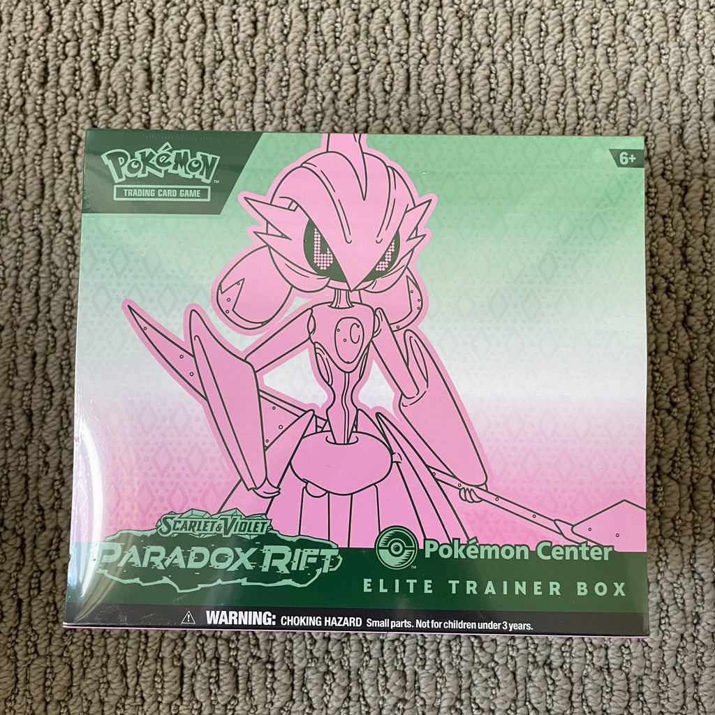 Pokemon TCG Paradox Rift (Iron Valiant) Pokemon Center Elite Trainer Box Sealed (photo 1)