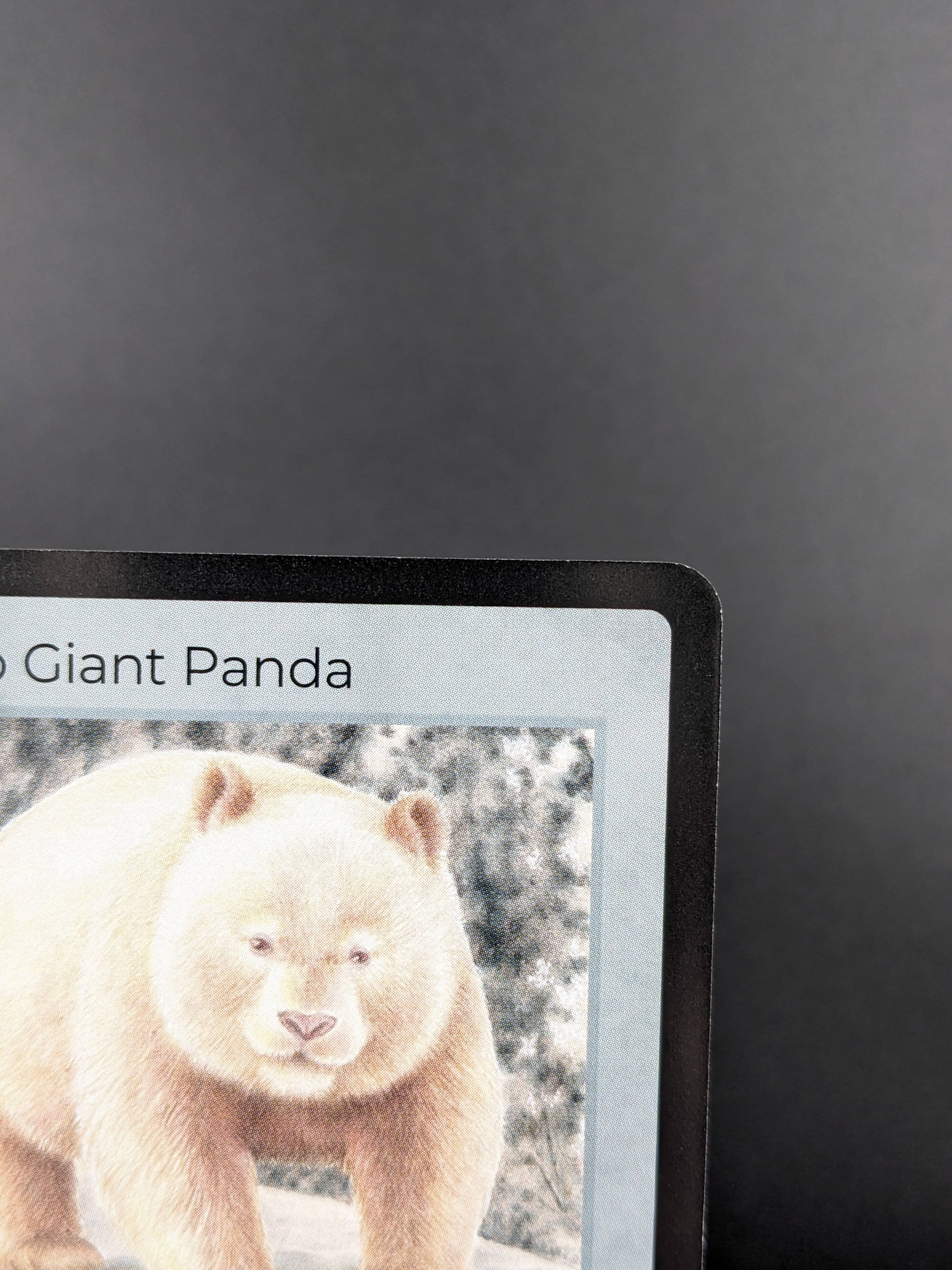 Albino Giant Panda — Mammals Rare #120/100 | LIFE TCG | 1st Edition (Pop: 1,000)
