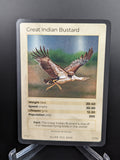 Great Indian Bustard — Birds Holo #11/130 | LIFE TCG | 1st Edition (Pop: 200)