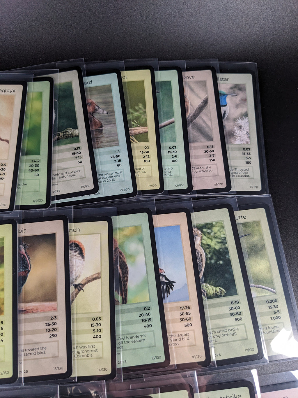 LIFE TCG 1st Edition Birds Rare Lot — 24 Cards | All High Pop (4,000–5,000 printed)