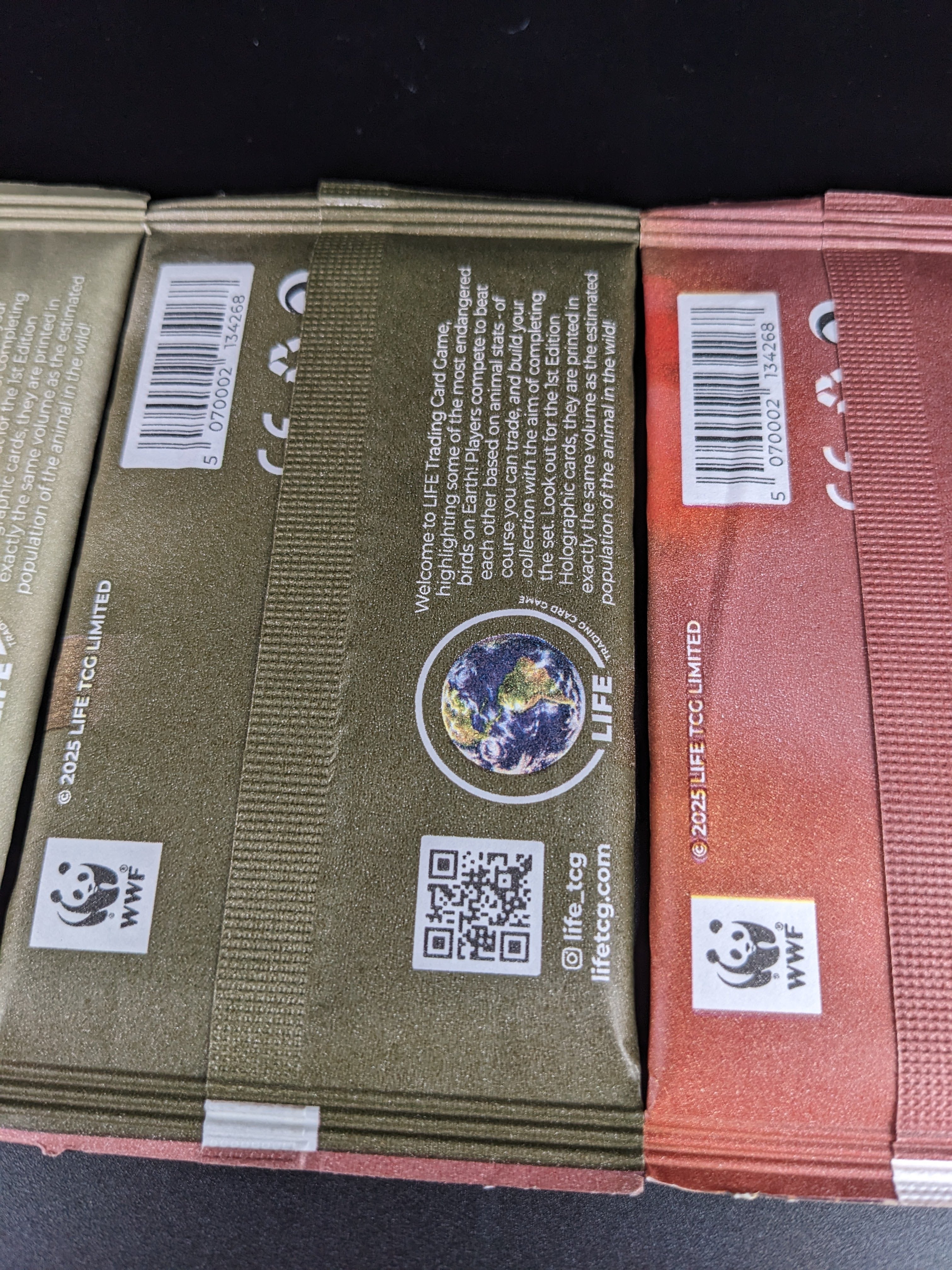 LIFE TCG 1st Edition Birds — Sealed 3-Pack Art Set | WWF Stamp Edition (UK Exclusive)