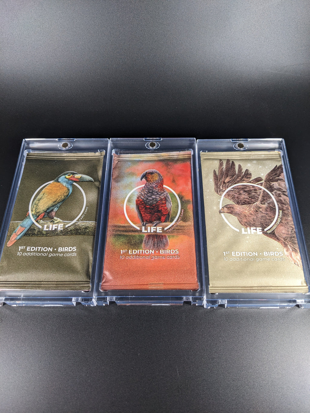 LIFE TCG 1st Edition Birds — Sealed 3-Pack Art Set | WWF Stamp Edition (UK Exclusive)