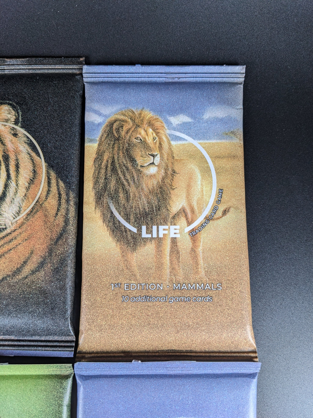 LIFE TCG 1st Edition Mammals — Sealed 4-Pack "Light" Art Set | Beta Print Run (Paper Packs)