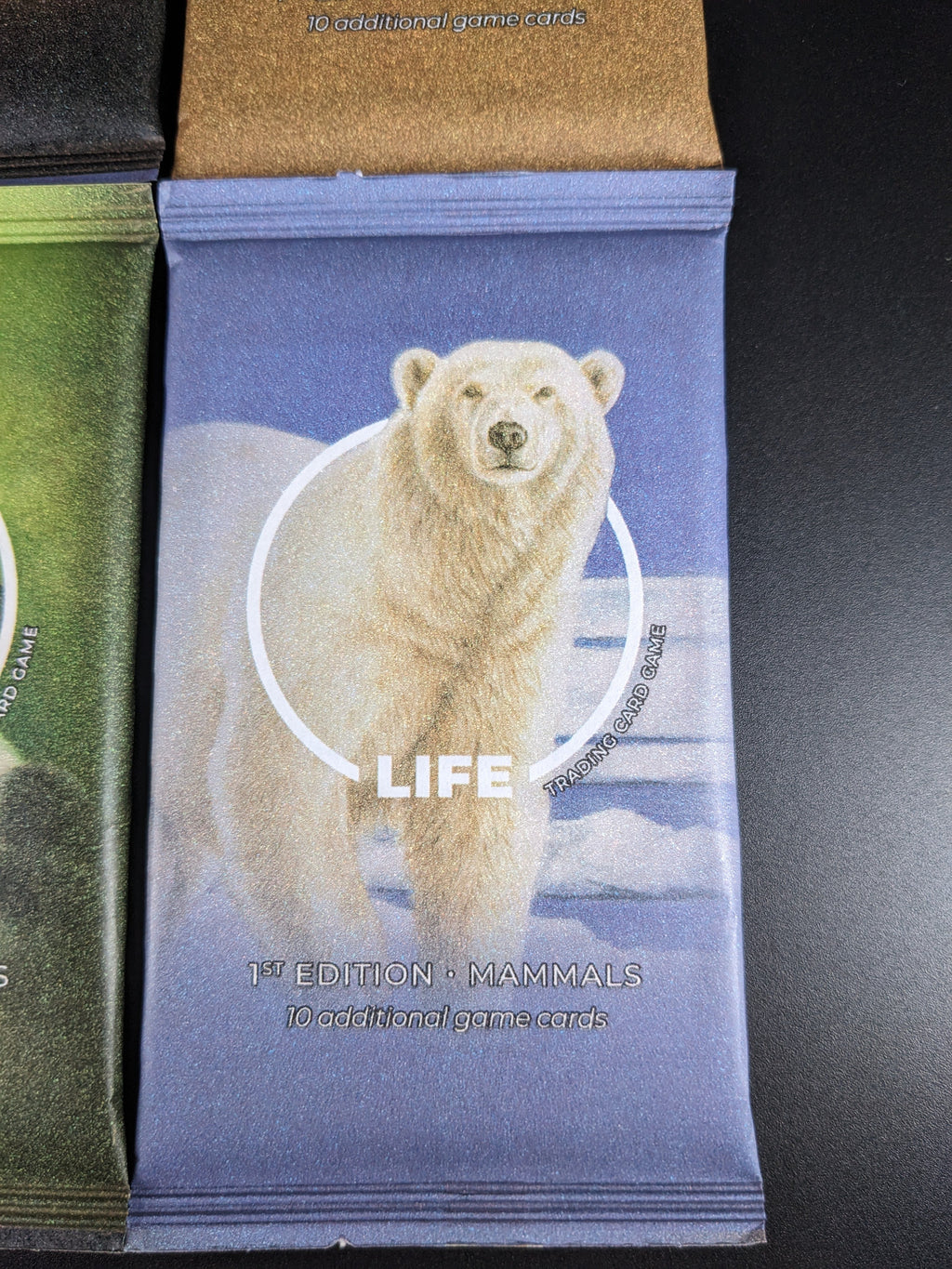 LIFE TCG 1st Edition Mammals — Sealed 4-Pack "Light" Art Set | Beta Print Run (Paper Packs)