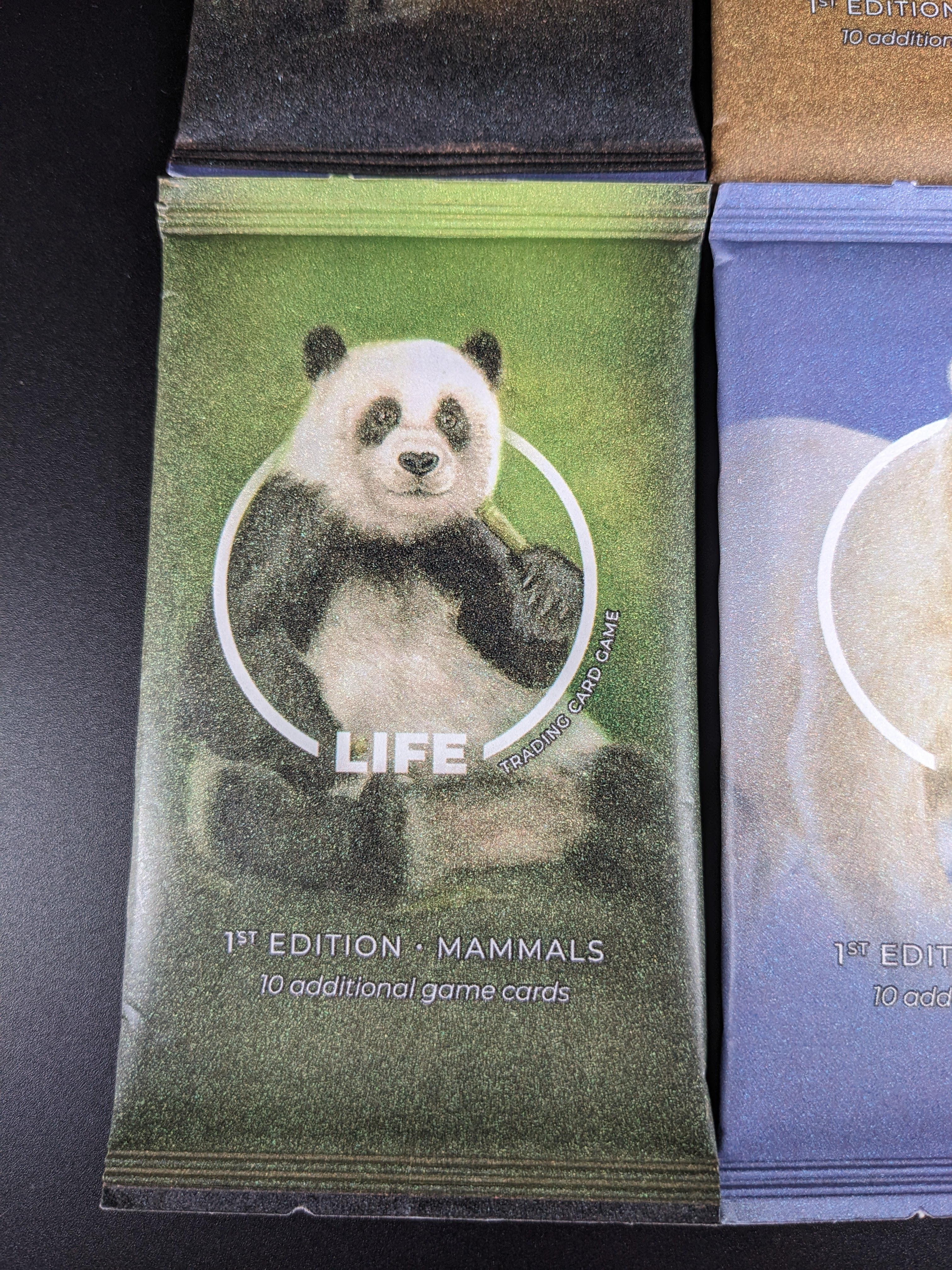 LIFE TCG 1st Edition Mammals — Sealed 4-Pack "Light" Art Set | Beta Print Run (Paper Packs)
