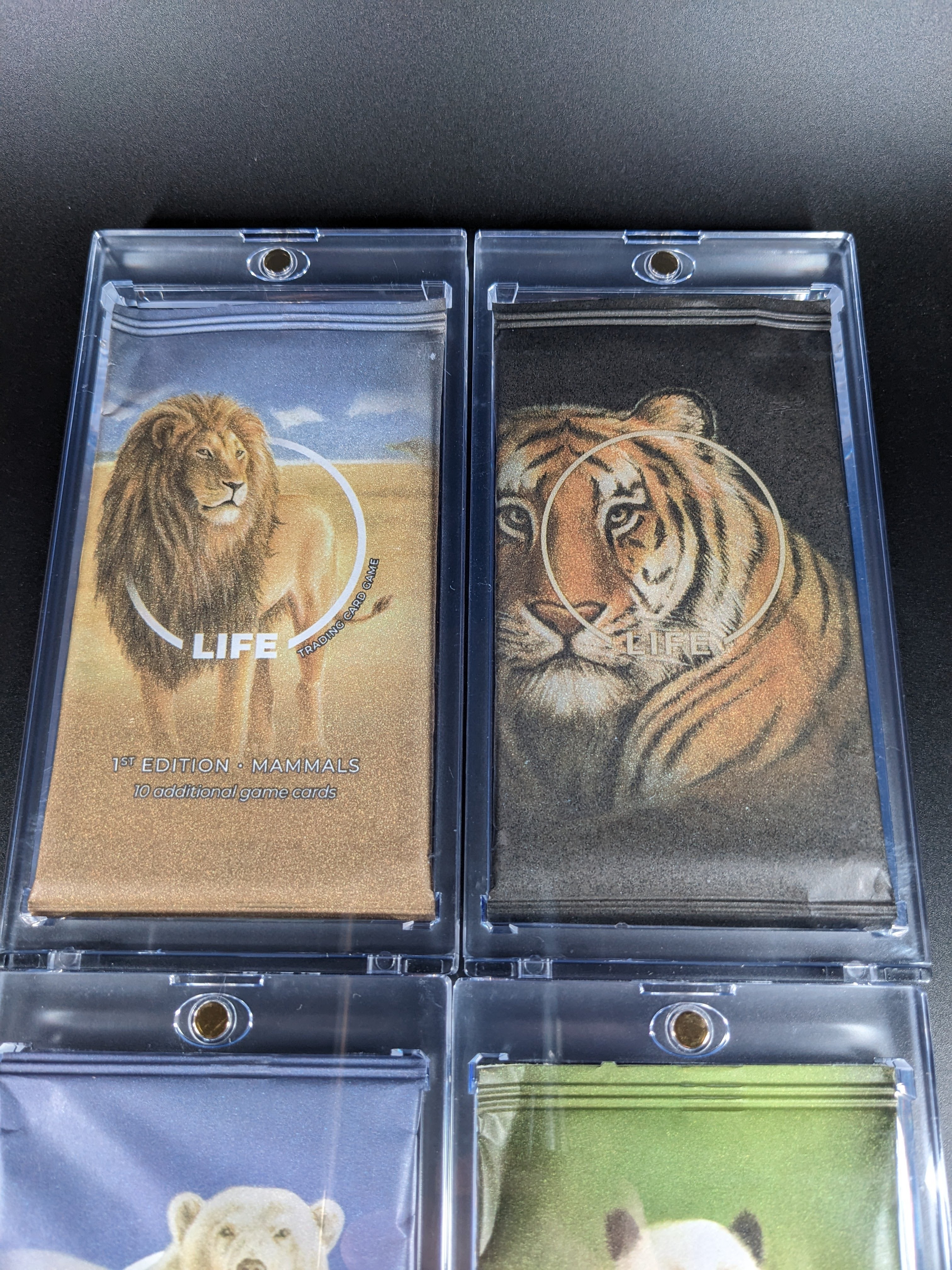 LIFE TCG 1st Edition Mammals — Sealed 4-Pack "Light" Art Set | Beta Print Run (Paper Packs)