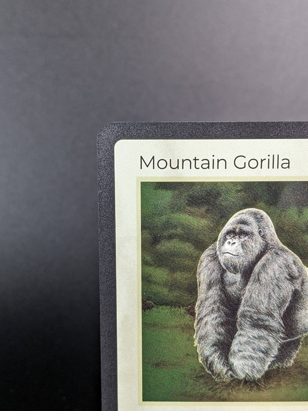Mountain Gorilla — Mammals Holo #18/100 | LIFE TCG | 1st Edition (Pop: 1,000)