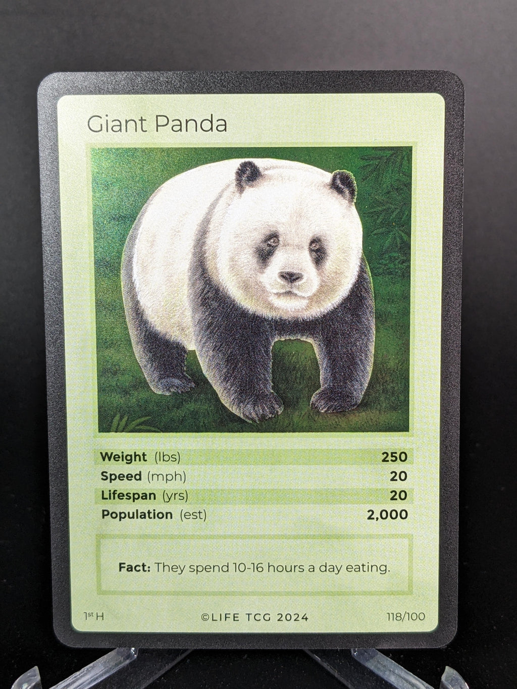 Giant Panda — Mammals Holo #118/100 | LIFE TCG | 1st Edition