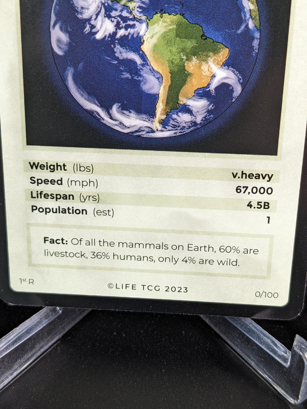 Earth — Mammals Rare #0/100 | LIFE TCG | 1st Edition (Pop: 2,000)