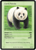 Life TCG Giant Panda Rare #118/100 - Only 2,000 cards printed! - NM