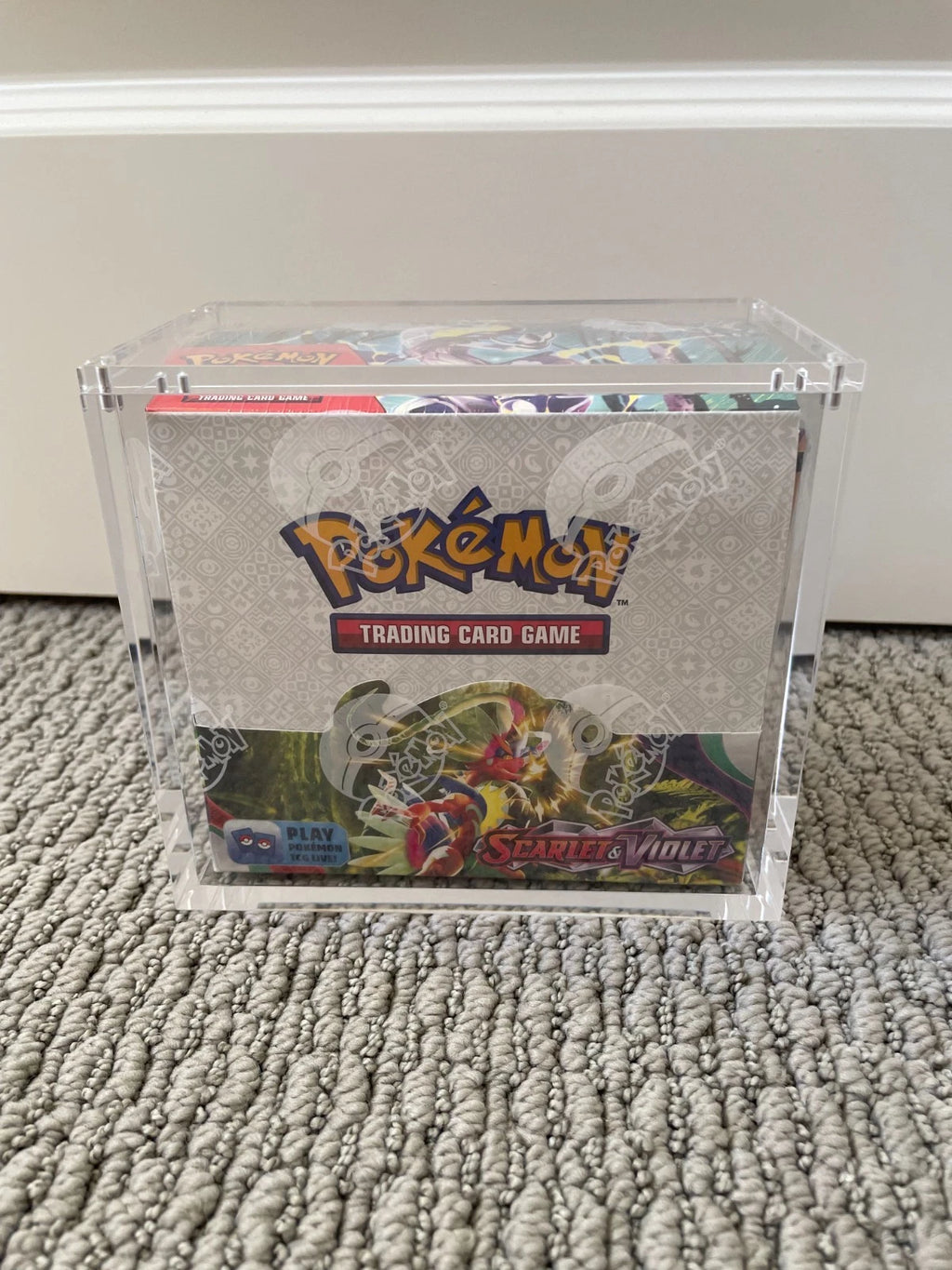 Acrylic Booster Box Display Case – LIFE TCG & Pokémon Compatible