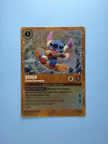 Stitch - Carefree Snowboarder #42/P3 | Promo Expansion 3 | Lorcana (front)